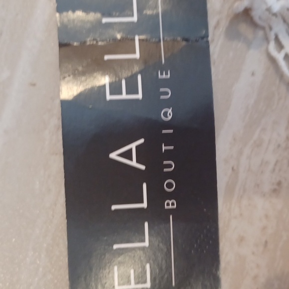 NWT Misia Creamy White Cotton Crochet Knit Unique Cover-Up - Picture 7 of 9